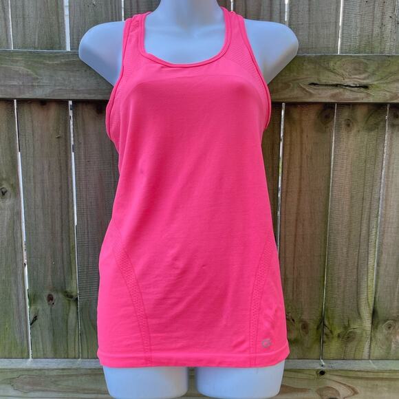 Gap Body Fit Neon Coral Motion Racer tank - Picture 1 of 5
